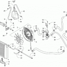 ALTERRA 450 BLUE [A2019KAK4CUSE] Cooling assembly [303513]