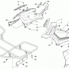 ALTERRA 570 XT EPS RED [A2019XCO1PUSM] Front rack and side panel assemblies [303267]
