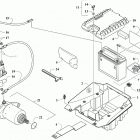 ALTERRA 570 XT EPS RED INTERNATIONAL [A2019XCO1POSM] Battery and starter assembly [303021]