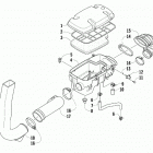 ALTERRA 700 MUD PRO LTD EPS BLUE INTERNATIONAL [A2019MLT1POSE] Air intake assembly [303034]