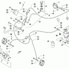 ALTERRA 700 MUD PRO LTD EPS BLUE INTERNATIONAL [A2019MLT1POSE] Hydraulic brake assembly [302259]