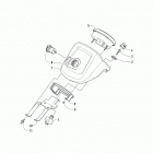 ALTERRA 700 MUD PRO LTD EPS BLUE INTERNATIONAL [A2019MLT1POSE] Instrument pod assembly [303140]