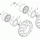 ALTERRA 700 MUD PRO LTD EPS BLUE INTERNATIONAL [A2019MLT1POSE] Wheel and tire assembly [302258]