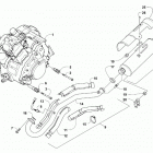 ALTERRA TBX 700 EPS GRAY [A2019BAT1PUSI] Engine and exhaust [301739]