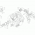 ALTERRA TBX 700 EPS GRAY INTERNATIONAL [A2019BAT1POSI] Case  /  belt cooling assembly [303046]