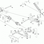 ALTERRA TBX 700 EPS GRAY INTERNATIONAL [A2019BAT1POSI] Front suspension assembly [303041]