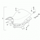 ALTERRA TBX 700 EPS GRAY INTERNATIONAL [A2019BAT1POSI] Seat assembly [100274]