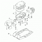 ALTERRA TBX 700 EPS T3 BLACK [A2019BAT1P3TP] Air intake assembly [303044]