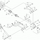 ALTERRA TBX 700 EPS T3 BLACK [A2019BAT1P3TP] Rear suspension assembly [303225]