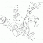 ALTERRA TRV 700 XT EPS  RED [A2019TKT1PUSM] Throttle body assembly [302229]