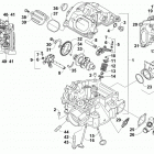 ALTERRA XC 450 LOF GREEN [A2019KCK4CLFX] Cylinder head and camshaft  /  valve assembly [300571]