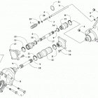 ALTERRA XC 450 LOF GREEN [A2019KCK4CLFX] Drive train assembly [302049]