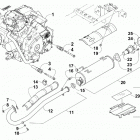 ALTERRA XC 450 LOF GREEN [A2019KCK4CLFX] Engine and exhaust [303487]