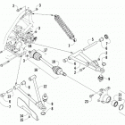 ALTERRA XC 450 LOF GREEN [A2019KCK4CLFX] Front suspension assembly [302047]