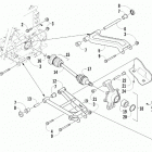 ALTERRA XC 450 LOF GREEN [A2019KCK4CLFX] Rear suspension assembly [302048]