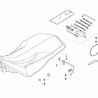 ALTERRA XC 450 LOF GREEN [A2019KCK4CLFX] Seat assembly [94371]