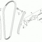 ATV ALTERRA 400 LOF GREEN [A2019KAG4BLFG] Cam chain assembly [303357]