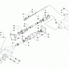 ATV ALTERRA 400 LOF GREEN [A2019KAG4BLFG] Drive train assembly [301928]
