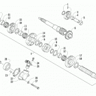 ATV ALTERRA 400 LOF GREEN [A2019KAG4BLFG] Secondary transmission assembly [303362]