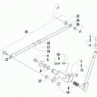 ATV ALTERRA 400 LOF GREEN [A2019KAG4BLFG] Shift lever assembly [303351]