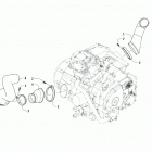 ATV ALTERRA 400 LOF RED [A2019KAG4BLFR] Case  /  belt cooling assembly [301927]