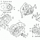 ATV ALTERRA 400 LOF RED [A2019KAG4BLFR] Clutch  /  v-belt  /  magneto cover assembly [303359]