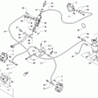 ATV ALTERRA 400 LOF RED [A2019KAG4BLFR] Hydraulic brake assembly [303350]