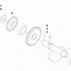 ATV ALTERRA 450 T3 RED [A2019KAK4C3TR] Crank balancer assembly [303522]