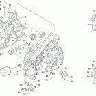 ATV ALTERRA 450 T3 RED [A2019KAK4C3TR] Crankcase assembly [303519]