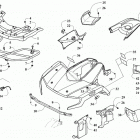 ATV ALTERRA 450 T3 RED [A2019KAK4C3TR] Front body, rack, and headlight assembly [303528]