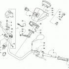 ATV ALTERRA 450 T3 RED [A2019KAK4C3TR] Handlebar assembly [303303]
