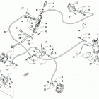 ATV ALTERRA 450 T3 RED [A2019KAK4C3TR] Hydraulic brake assembly [303532]