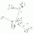 ATV ALTERRA 700 T3 BLACK [A2019XAT4E3TP] Steering assembly [303011]