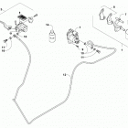 ATV ALTERRA 700 XT EPS T3 BLUE [A2019XCT1P3TE] Emergency brake assembly [300928]