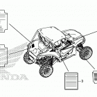 SXS1000S2X AC Лейбл предостережения