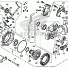 SXS700M2D 2A Передний редуктор
