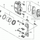 SXS700M2D 2AC Передний суппорт