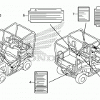 SXS700M2D A Лейбл предостережения