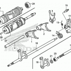 TRX420FM1 A Gearshift fork (2)