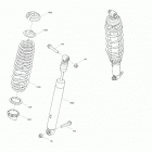 Outlander 450 EFI - STD_XU - International 05- suspension - shocks - rear section - xu