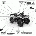 Outlander 450 EFI - STD_XU - International 07- body - decals  - xu