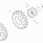 Outlander 650 EFI - XU - CE 04- drive - front wheels