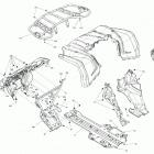 Outlander MAX 6X6 - 450 EFI - DPS - North America 07- body - front section