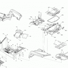 Outlander MAX 6X6 - 450 EFI - DPS - North America 07- body - rear section