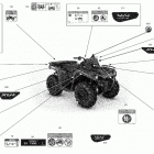 Outlander T 450 EFI - STD_DPS_XU_XU+ - T Regulation 07- body - decals  - xu+