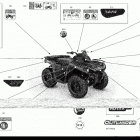 Outlander T 650 EFI - XT_XU+ - T Regulation 07- body - decals - xt