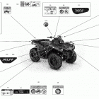 Outlander T 650 EFI - XT_XU+ - T Regulation 07- body - decals - xu+