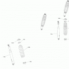Outlander T 6X6 - 450 EFI - XU+ - T Regulation 05- suspension - shocks