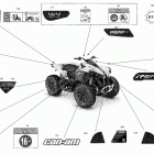 Renegade 1000R EFI - XXC - CE Наклейки кузова