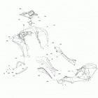 Renegade 570 EFI - STD - North America 07- body - fender kit